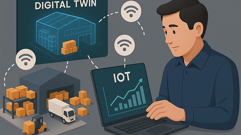 IoTとデジタルツインで実現する物流業界の革新