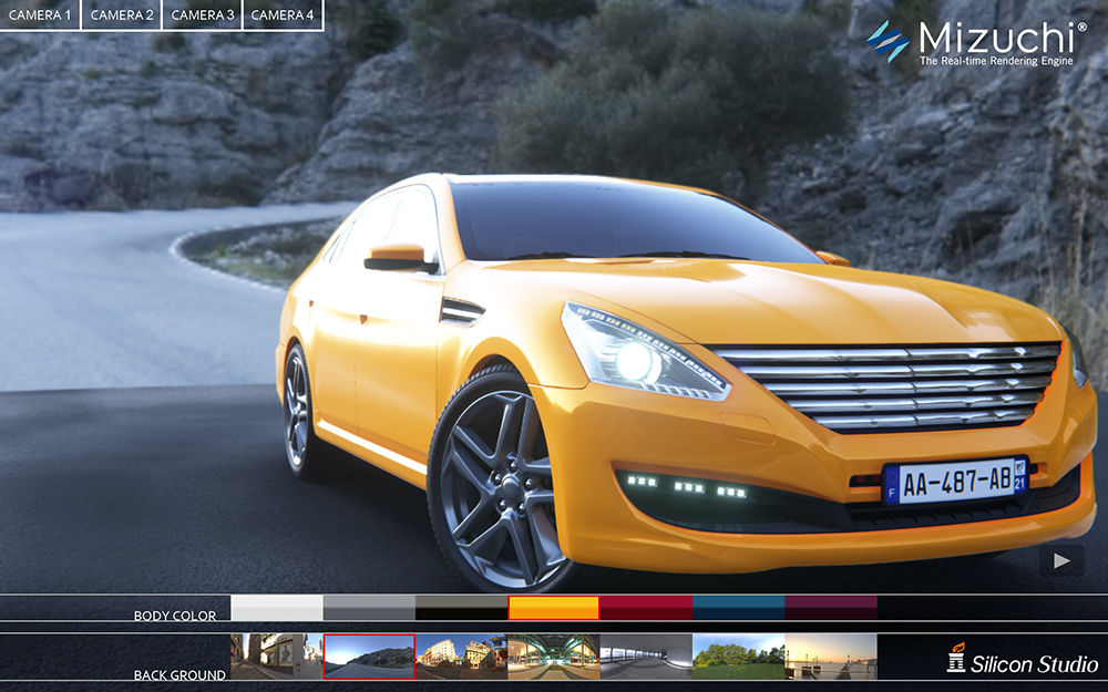 ‘Car Viewer’ Demo - Mizuchi Rendering Engine