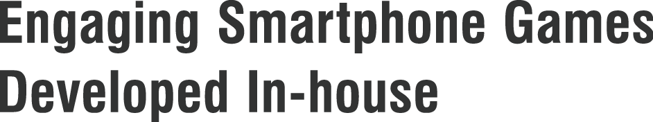 Our unique CG technology developed to create facial animation