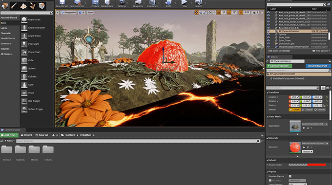 Enlighten, Unreal Engine version 4.25 release and new tutorial video