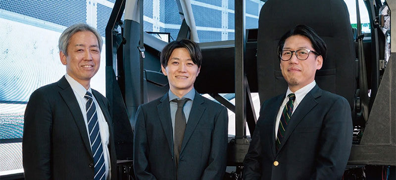 多面ディスプレイに対応した実車感覚を実現するための走行環境