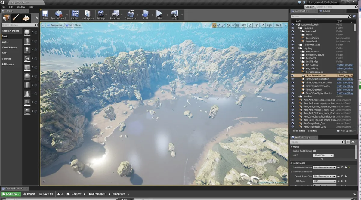 Unreal Engine 4上でEnlightenを活用したSeastack Bayデモ