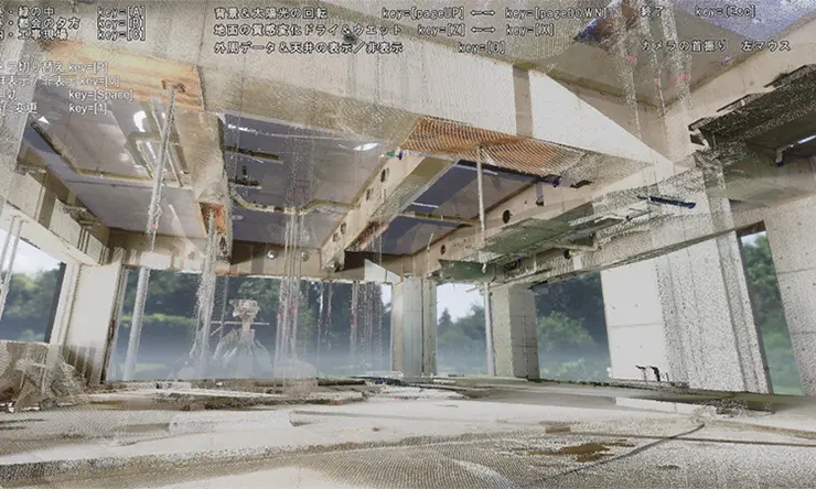 BIM・点群データ重畳表示による多人数・多拠点設計レビュー環境