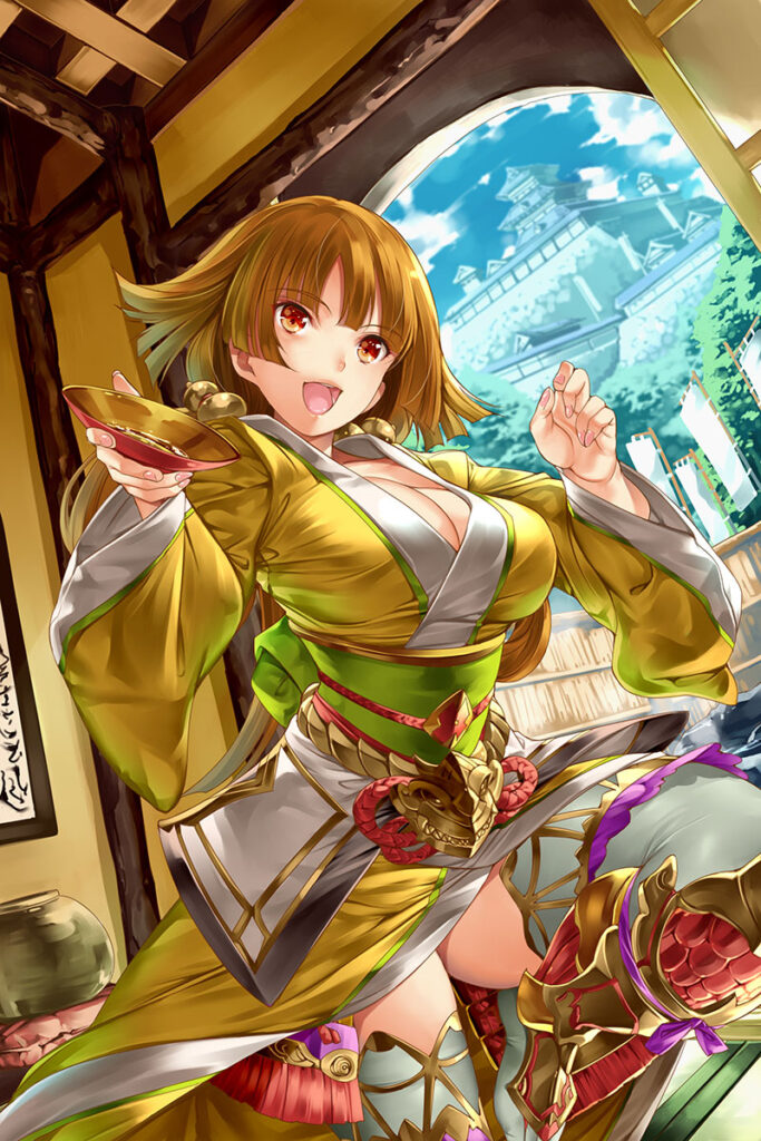 『グランスフィア ~宿命の王女と竜の騎士~』で手に入るアイテム コラボ限定ユニット「攻城戦の策 豊臣秀吉」