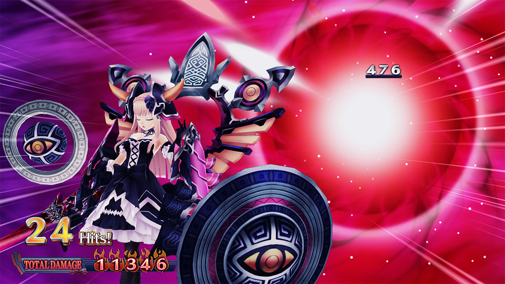 『フェアリーフェンサー エフ ADVENT DARK FORCE』における『YEBIS 3』を使ったポストエフェクトの例2