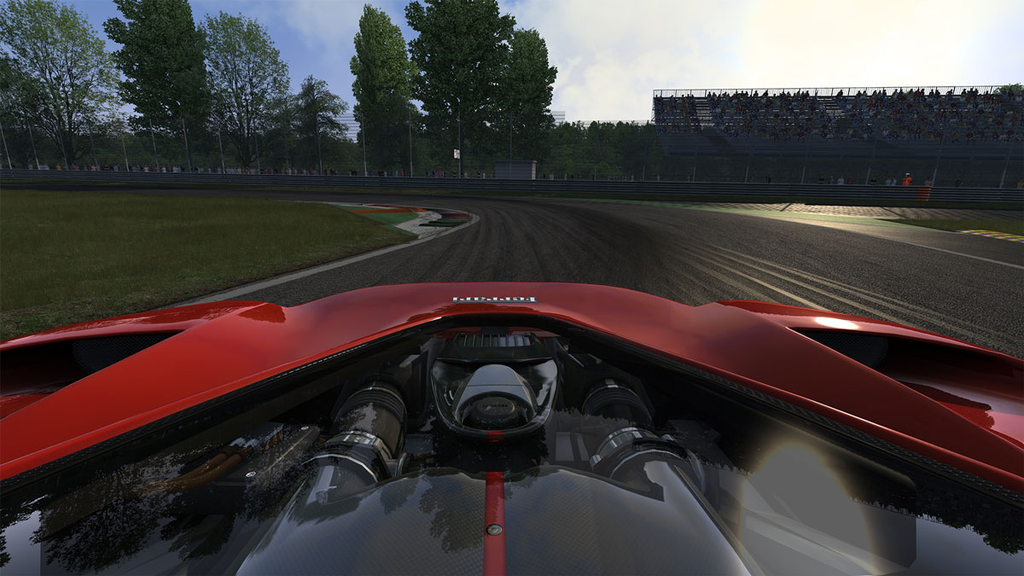 『Assetto Corsa』における『YEBIS 3』を使ったポストエフェクトの例