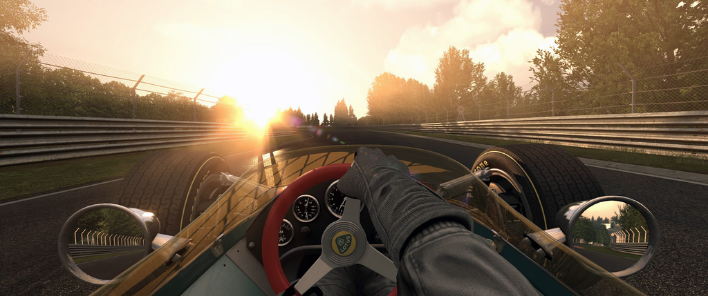 「Assetto Corsa Ultimate Edition」における『YEBIS 3』を使ったポストエフェクトの例2 YEBIS On