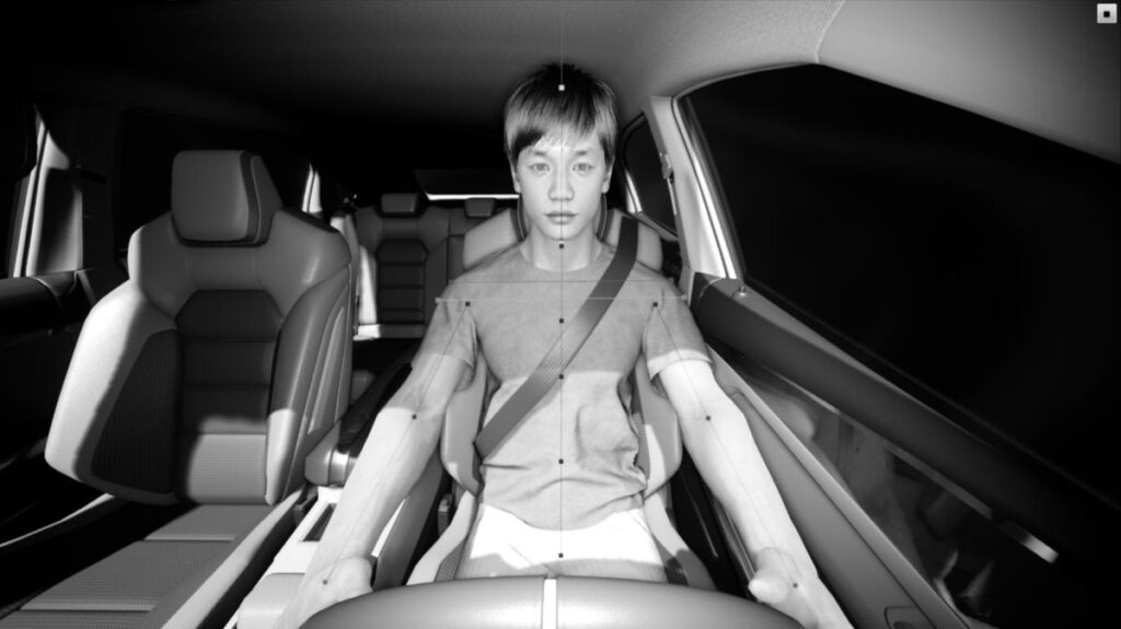 人の骨格点表示