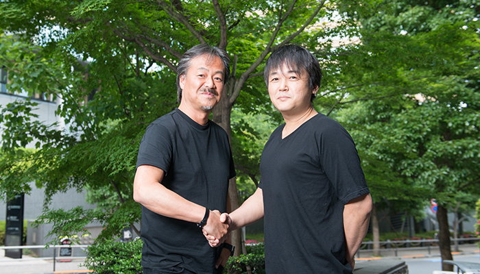 左:坂口博信氏(ミストウォーカー所属)/右:野村哲也氏(スクウェア・エニックス所属)